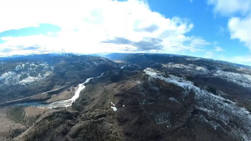 554. Scenic North Thompson Valley Flight from Kamloops to Barriere and Back. February 24, 2026