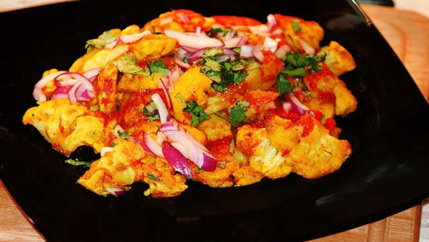 Hunan Cauliflower with Shrimp Flavor recipe / Chinese - Malaysian spicy hot