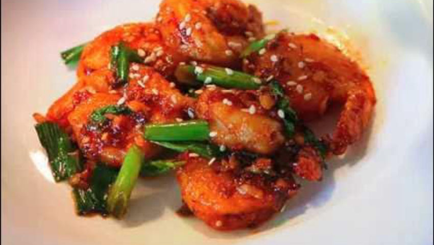 Sweet & Spicy Chinese-Style Shrimp Stir-fried recipe