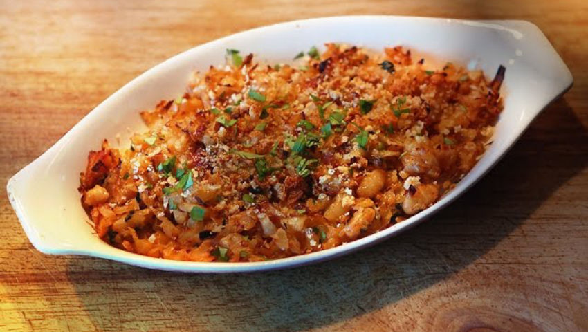 Roasted Italian Cabbage - Vegetarian or with Pancetta