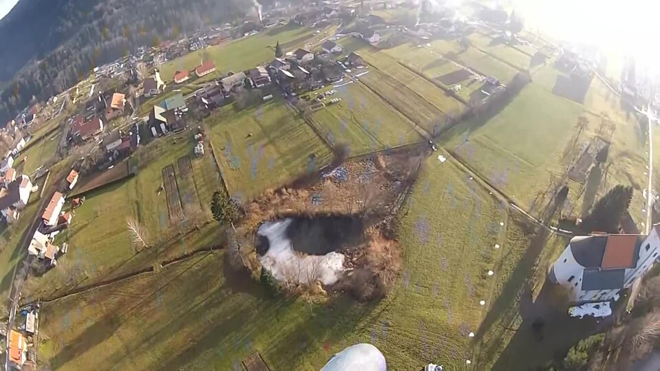 Paragliding above Lovrenc na Pohorju