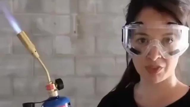 This is what happens when Iron is heated above its Curie Point (770°C)
