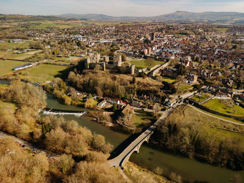 Ludlow from above