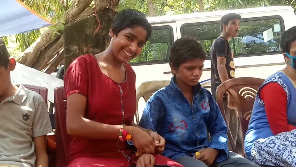 Beyond Language cast they are specially abled siblings through common NGO Voice Of World-Raksha bandhan Kolkata West Bengal-August 2021 VID 20210822 110251