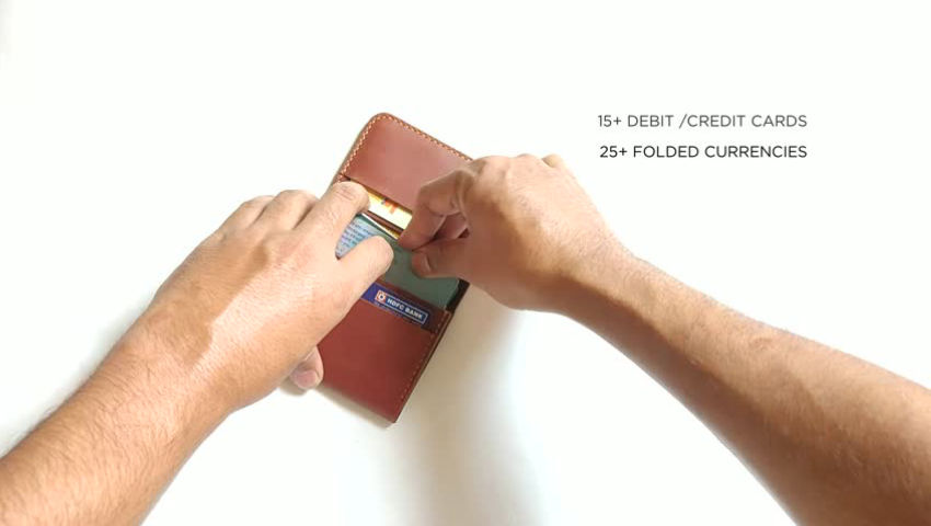 The Roomy Wallet | Handmade | Leather Wallet | Card Holder | Chisel & Mallet #craft