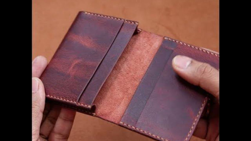 Leather card holder | Handmade | Leather Wallet | Card Holder | Chisel & Mallet #craft #trending