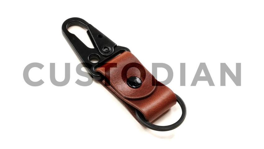 The Custodian Keychain | Leather Key Holder | Handmade Product | Chisel & Mallet #asmr #leather