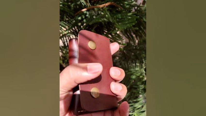 Leather card holder | Leather wallet | Handmade | Minimal #handmade
