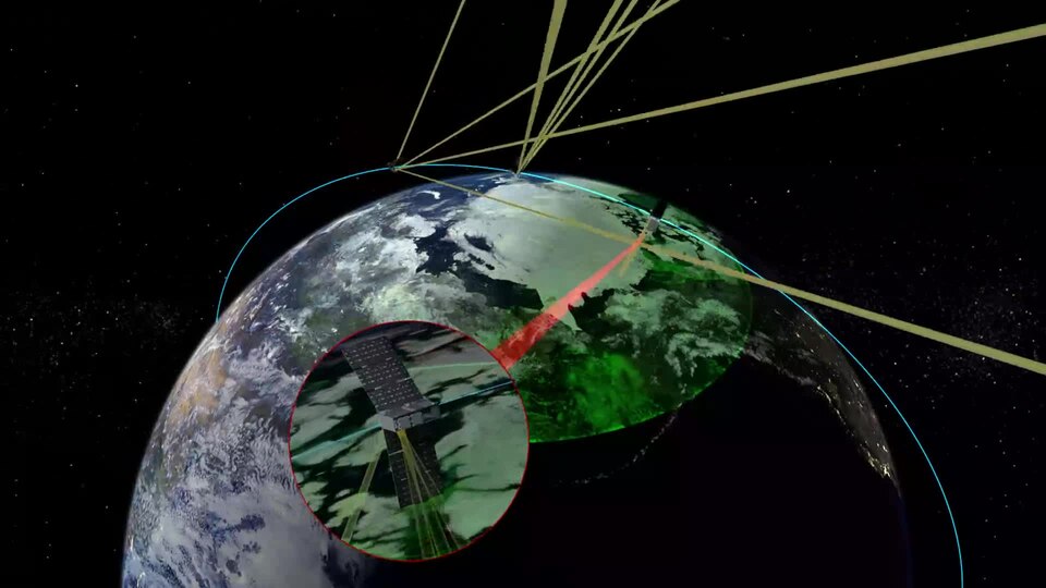 Electrojet Zeeman Imaging Explorer (EZIE) Mission (SVS14542 - THREE EZIE Orbit 40sec WithPopUp 20201104-)