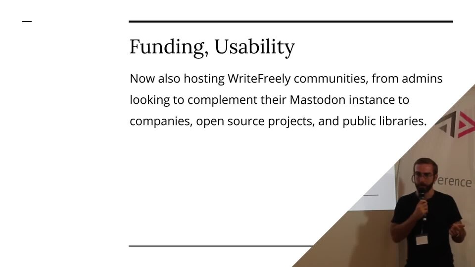 “Federated Blogging with WriteFreely” – Matt Baer