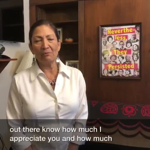 Deb Haaland speaks on Teacher Appreciation Day 2019