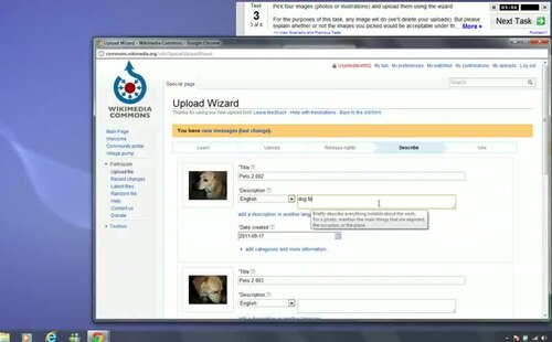 Upload Wizard User Test 9 - User D