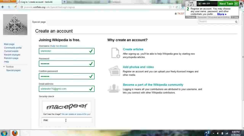 ACUX user test 1
