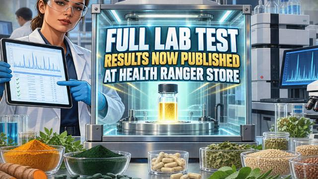 Mike Adams - Health Ranger Store Now Publishes Full Lab Test Results