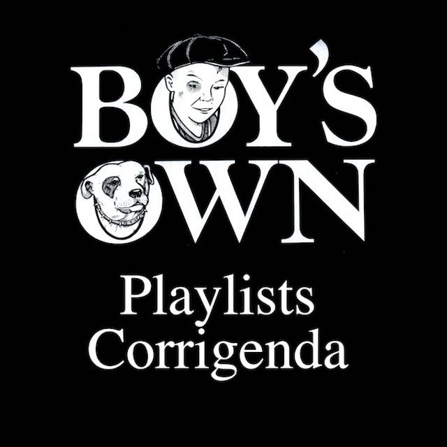 Test Pressing Japan / Corrigenda #1 / Boy`s Own Playlists
