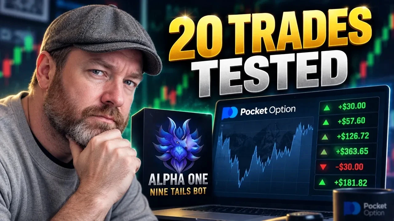 Pocket Option Auto Bot — 20 Trades, Full Test (2026)