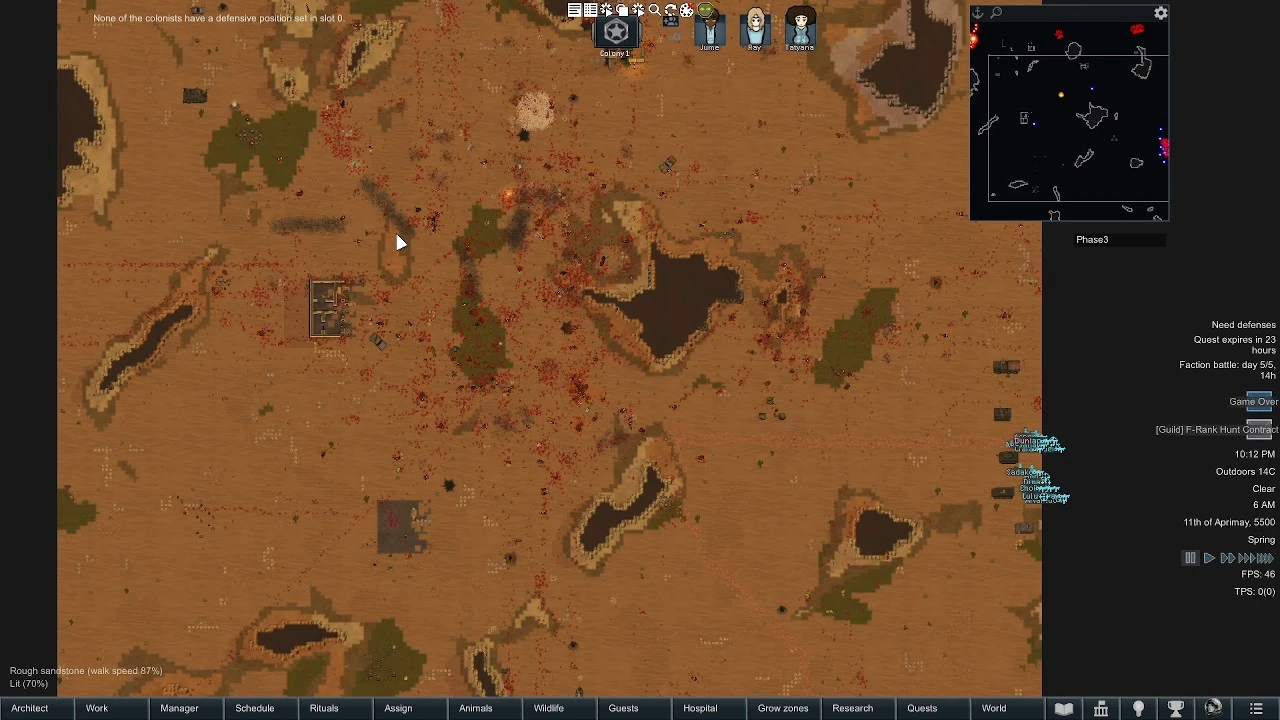 Rimworld War Doctrine mod #Test 1